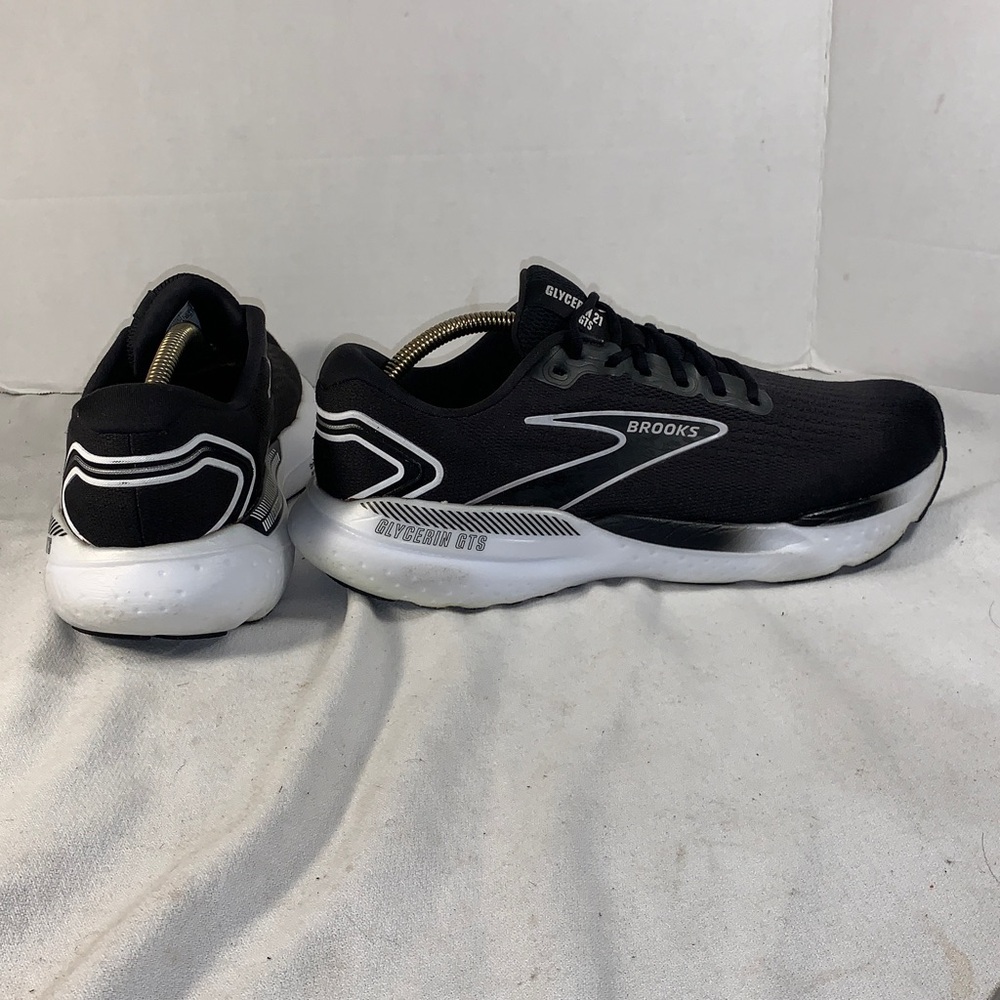 Brooks Men's Glycerin GTD 21 Black/White Running Shoes - Picture 3 of 6